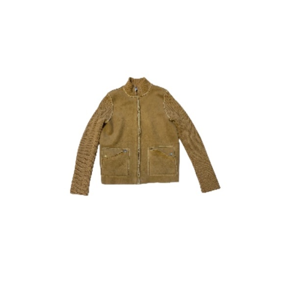 RALPH Ralph Lauren Tan Sweater Jacket - Women’s Size Small - Picture 1 of 9
